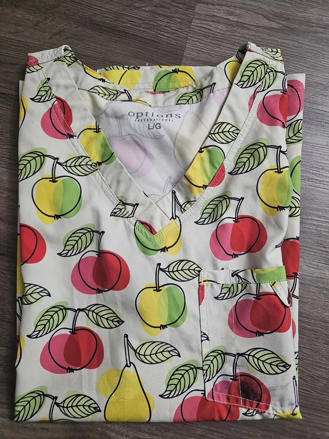 Options International Scrub Top