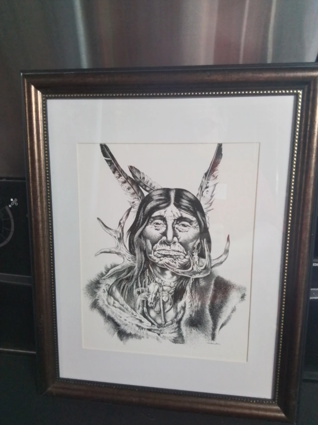 Vintage Ivan Kocsis "Three Generations" First Nations Art Print