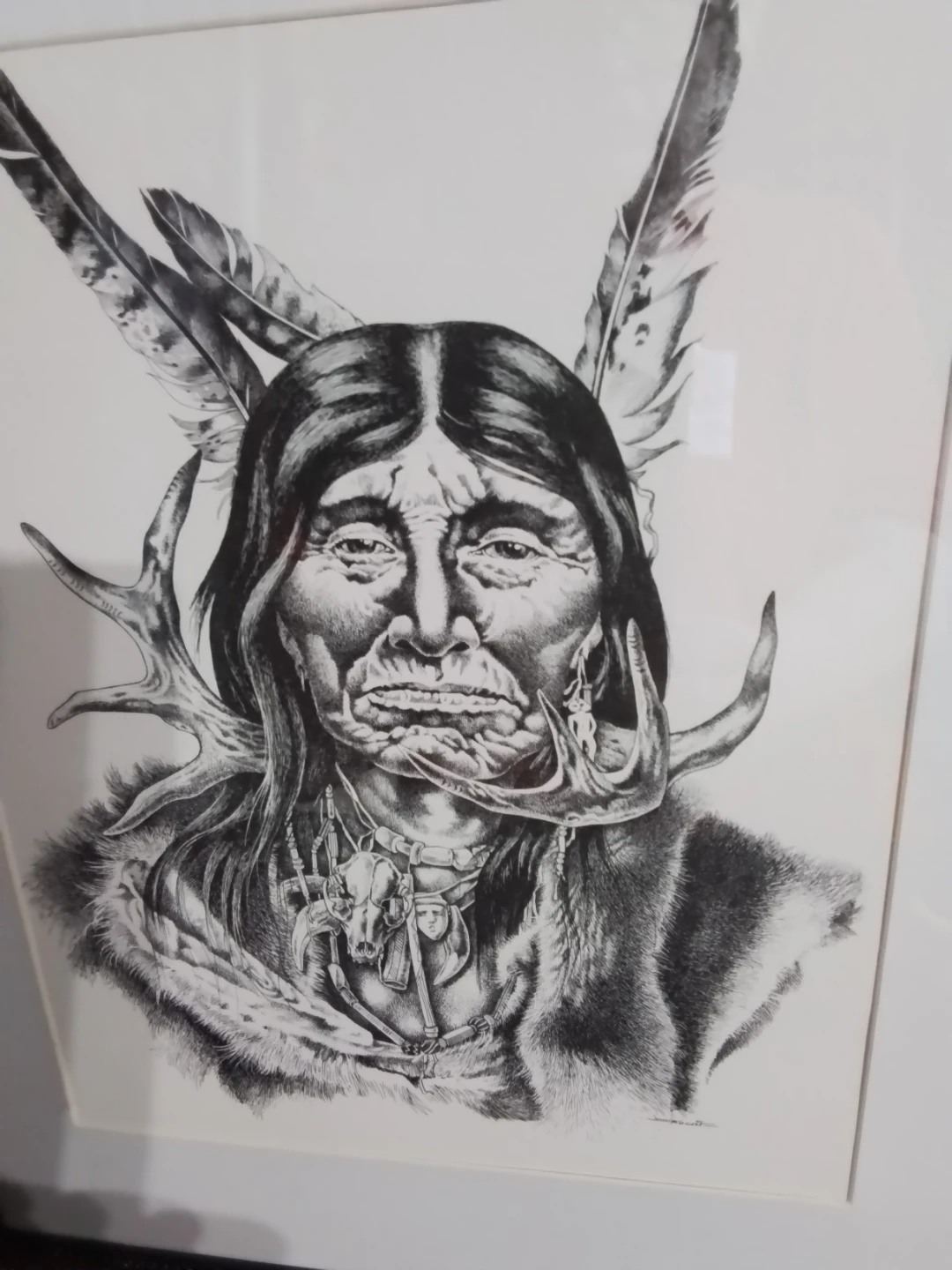 Vintage Ivan Kocsis "Three Generations" First Nations Art Print - photo 2