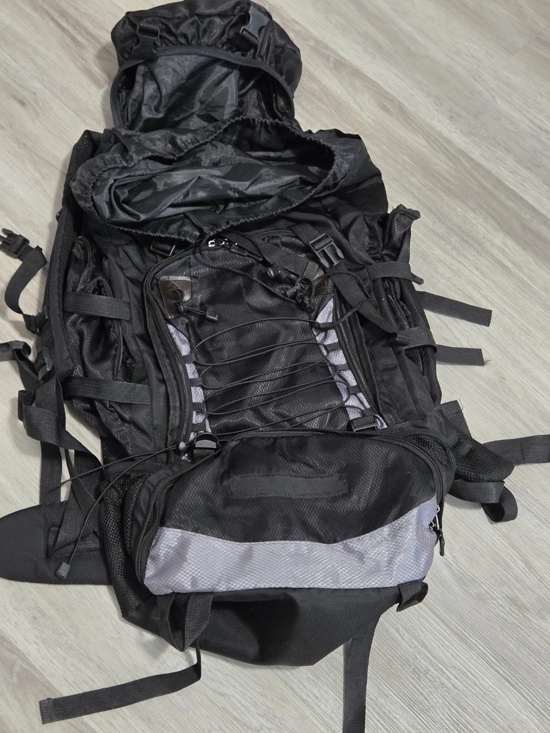 Black Hiking Backpack