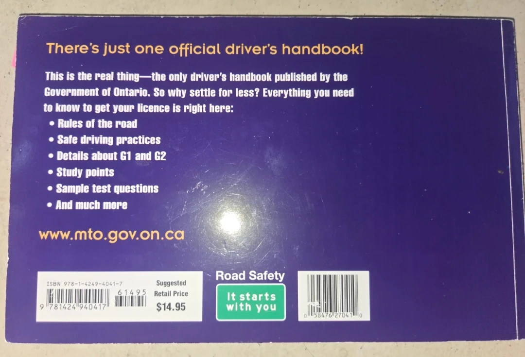 The Official MTO Driver's Handbook - Ontario - photo 2
