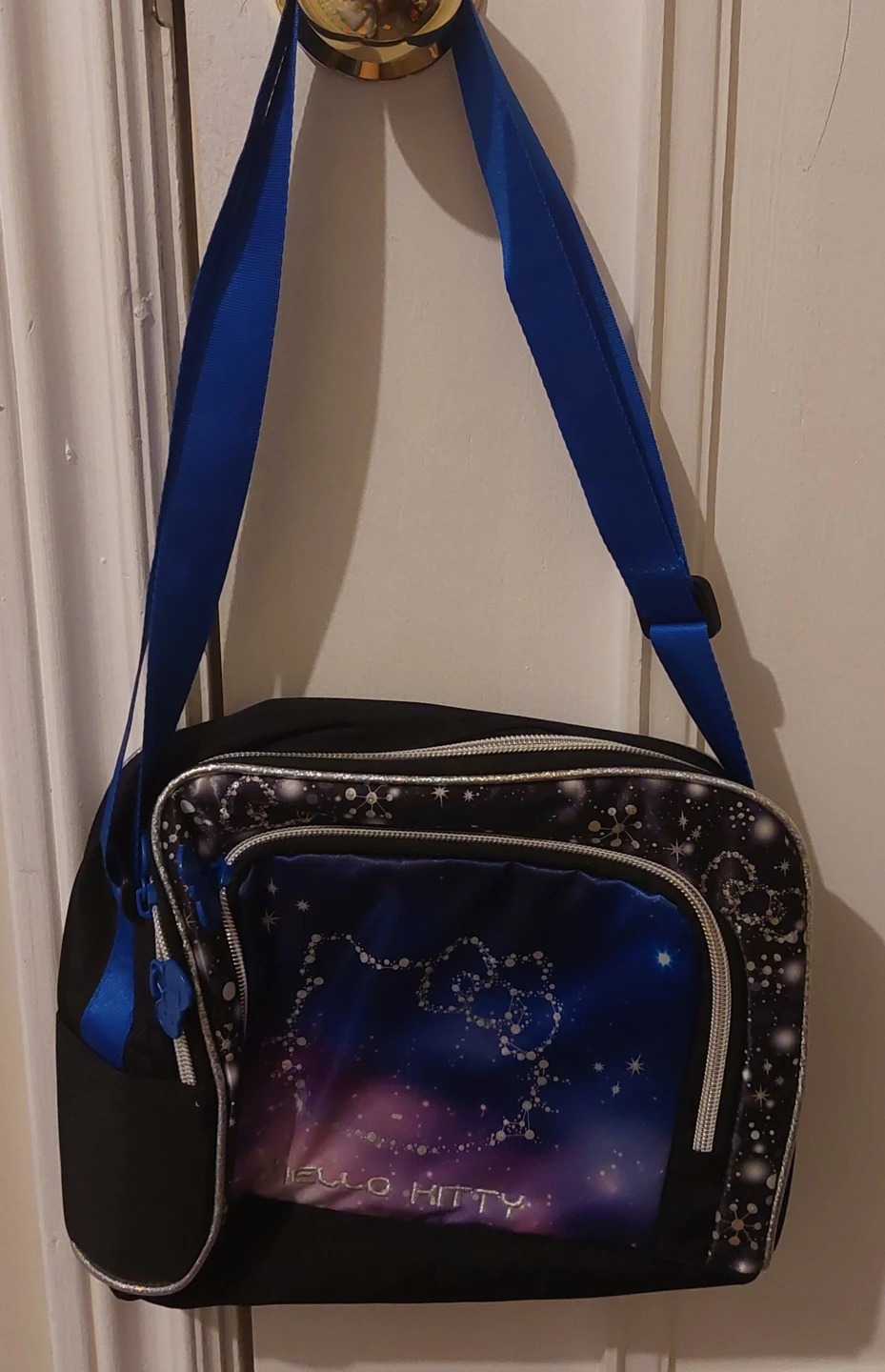 Hello Kitty Space Print Messenger Bag