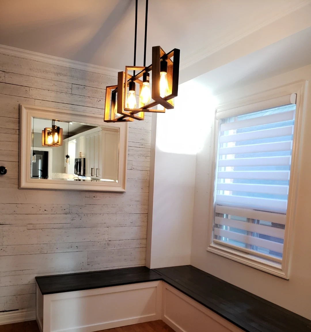 Rustic Wood and Metal Chandelier - photo 4