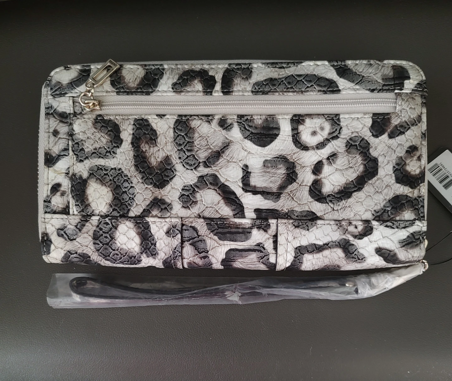 Guess Leopard Print Zip Around Wallet Wristlet, NWT - photo 2
