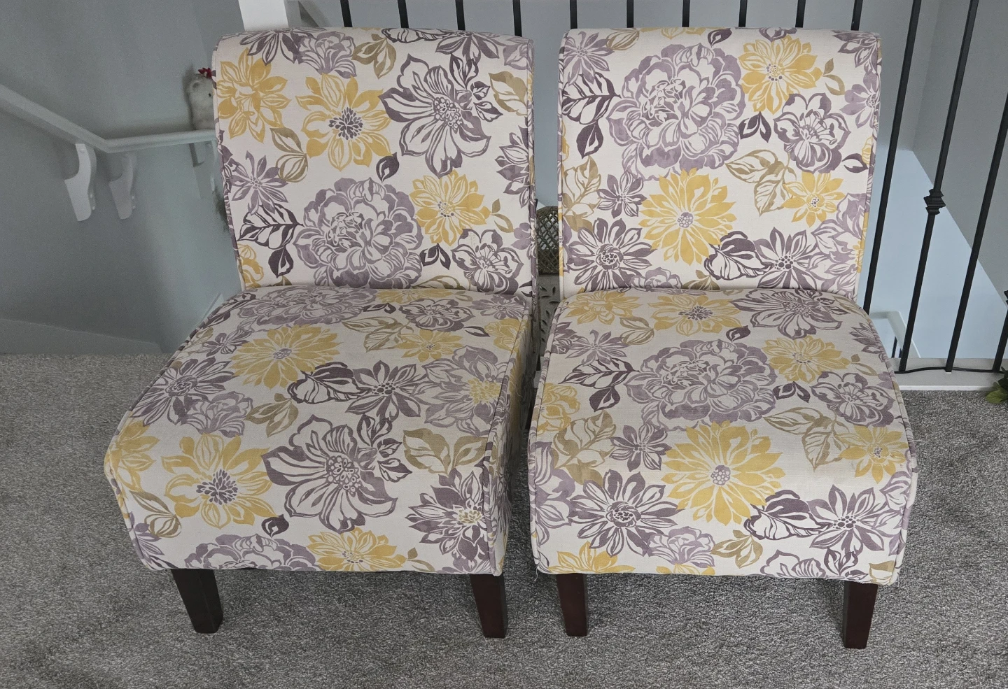 Floral Accent Chair