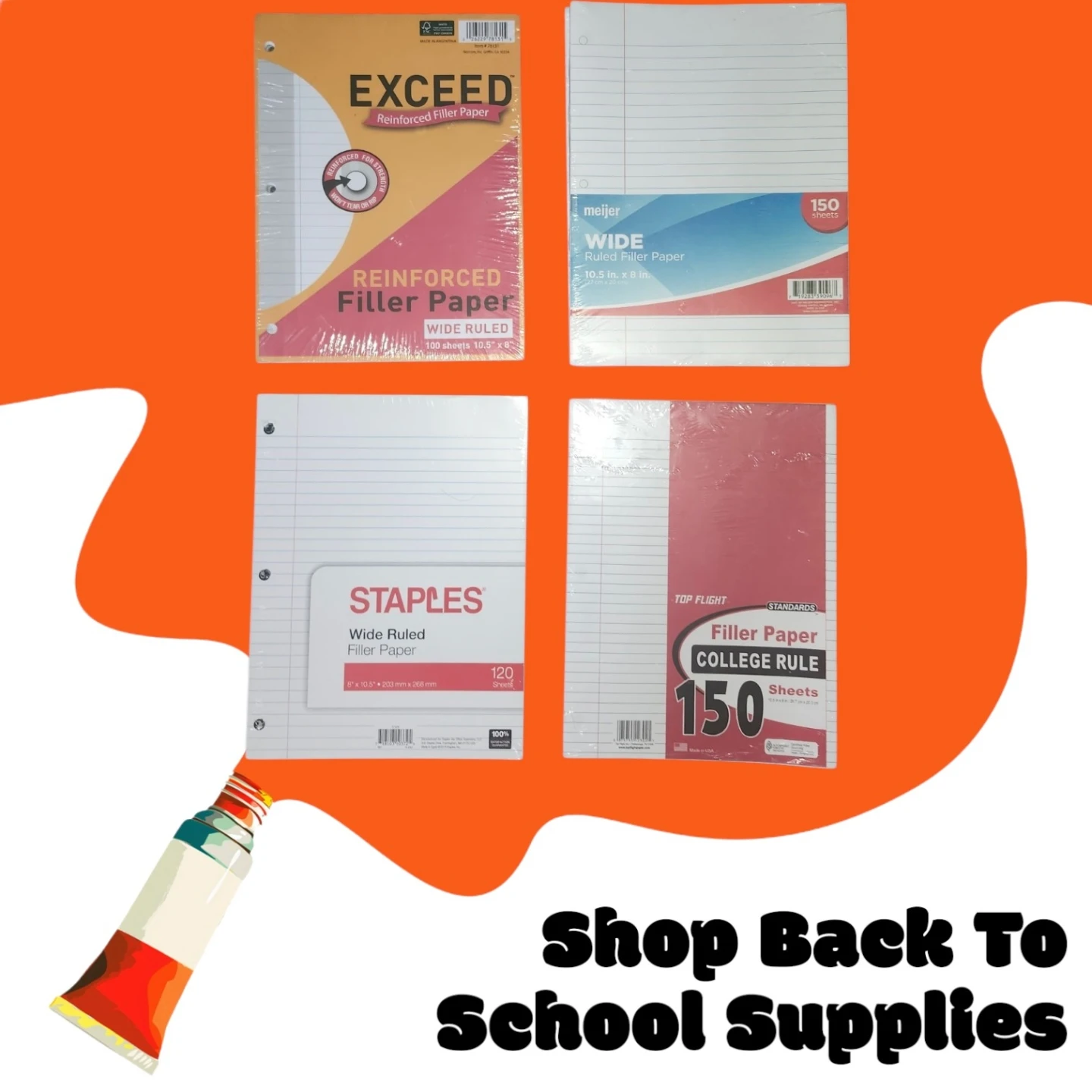 Filler Paper Packs- School Supplies - photo 2