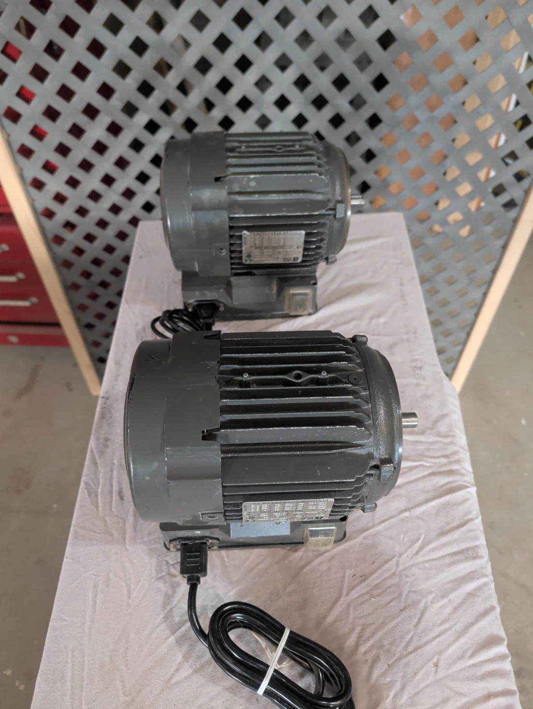 2 Premium Leroy-Somer 1/2 HP Electric Motors - Fully Tested - photo 3