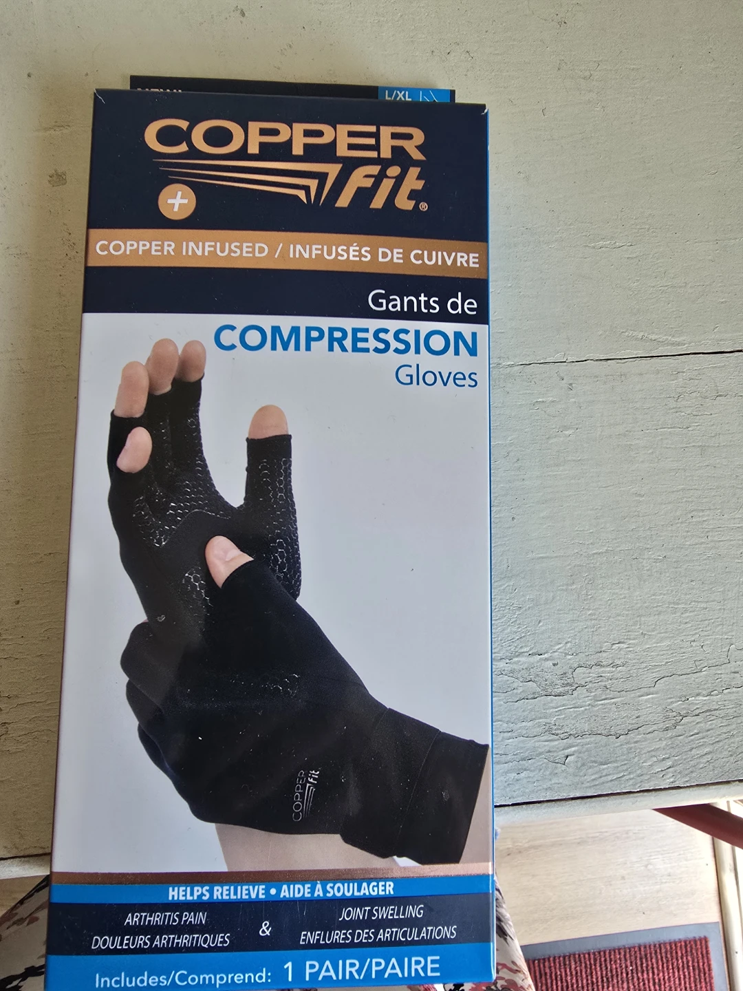 Copper Fit Compression Gloves