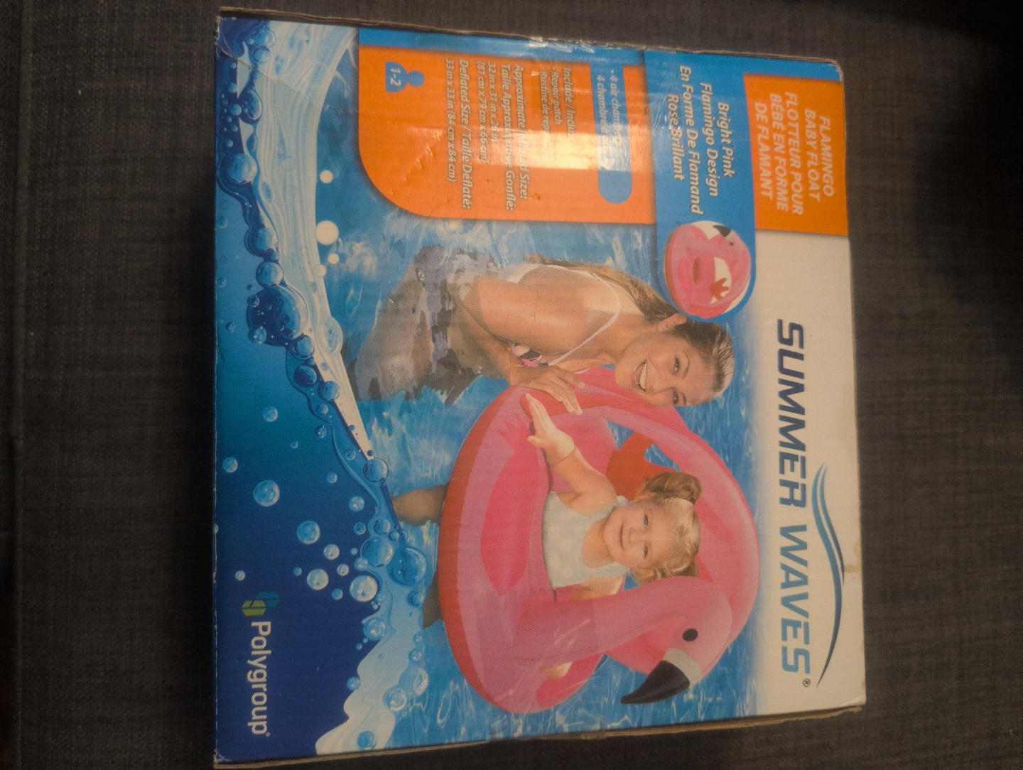 Summer Waves Flamingo Baby Float - photo 3