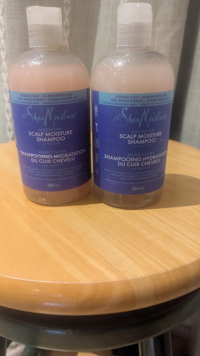 Shea Moisture Aloe Butter Scalp Moisture Shampoo (2x 384ml)