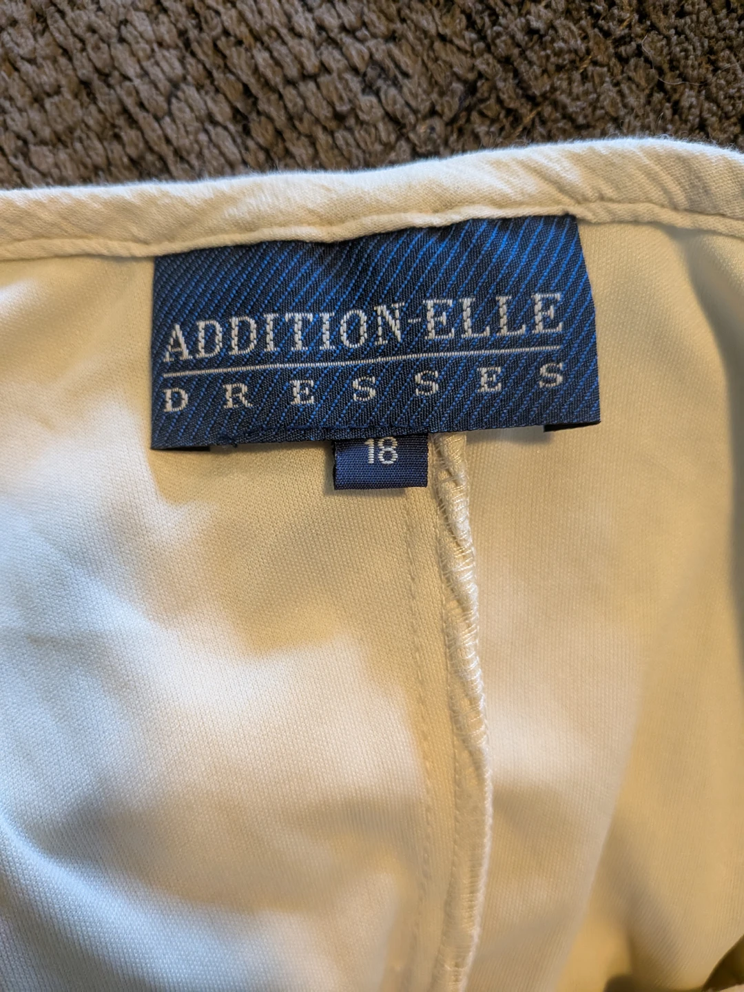Addition Elle Women's White Embroidered Dress Size 18 - photo 3