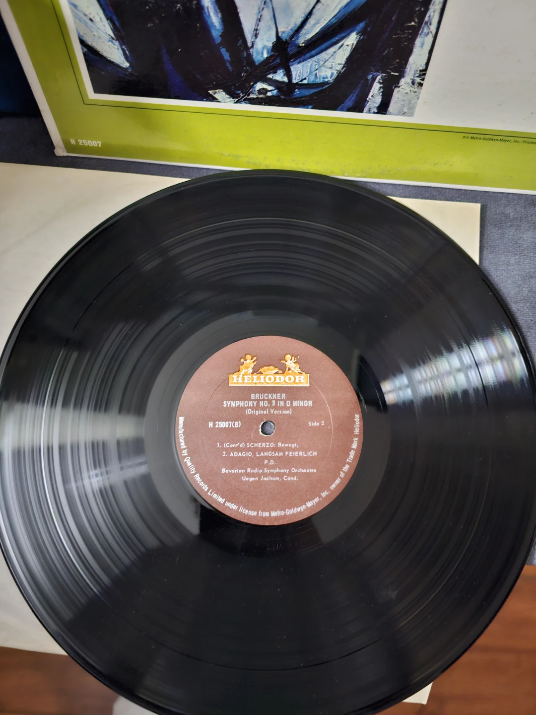 Anton Bruckner Symphony No. 9 in D Minor Heliodor Vinyl Record - photo 4
