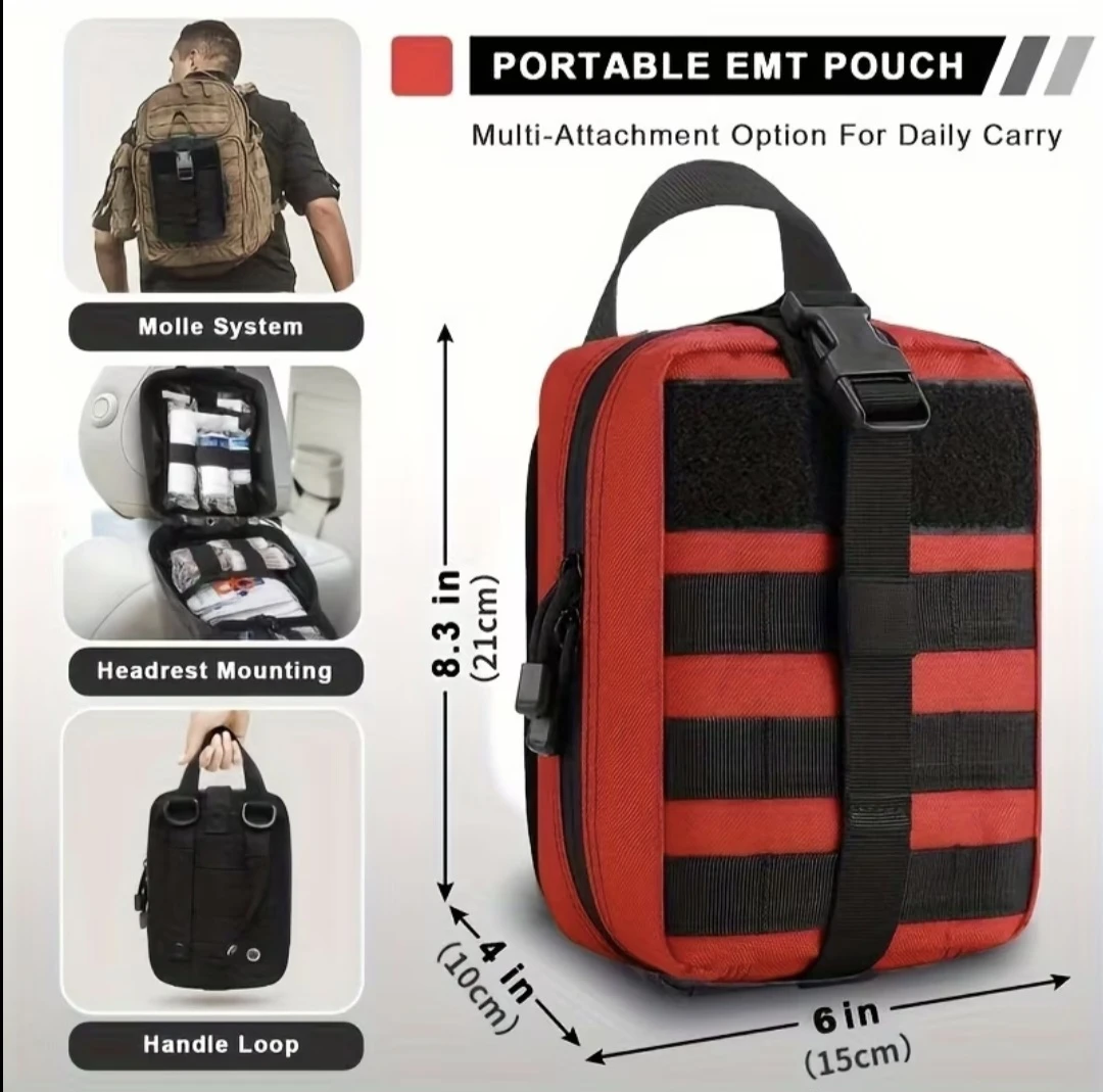 Portable EMT Pouch - Red - photo 4