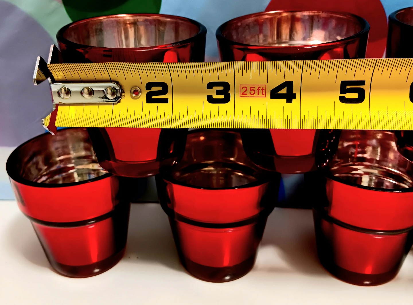 🪔Red Glass Votive Candle Holders🪔 - photo 3