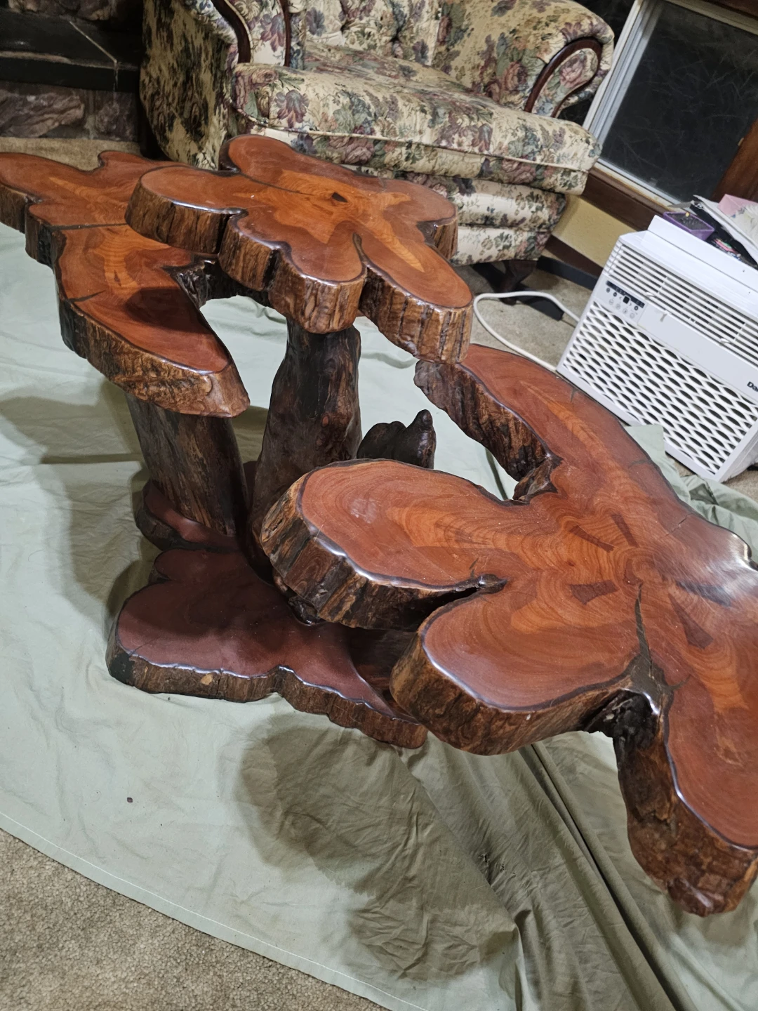 Unique Live Edge Wood Coffee Table - photo 3