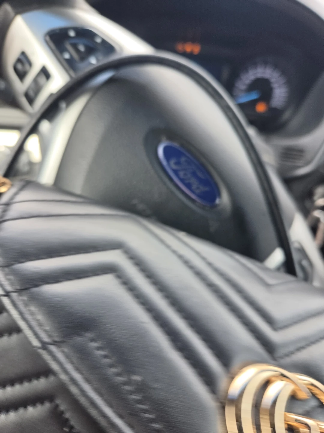 Gucci Black Quilted GG Marmont Wallet on Chain - photo 2