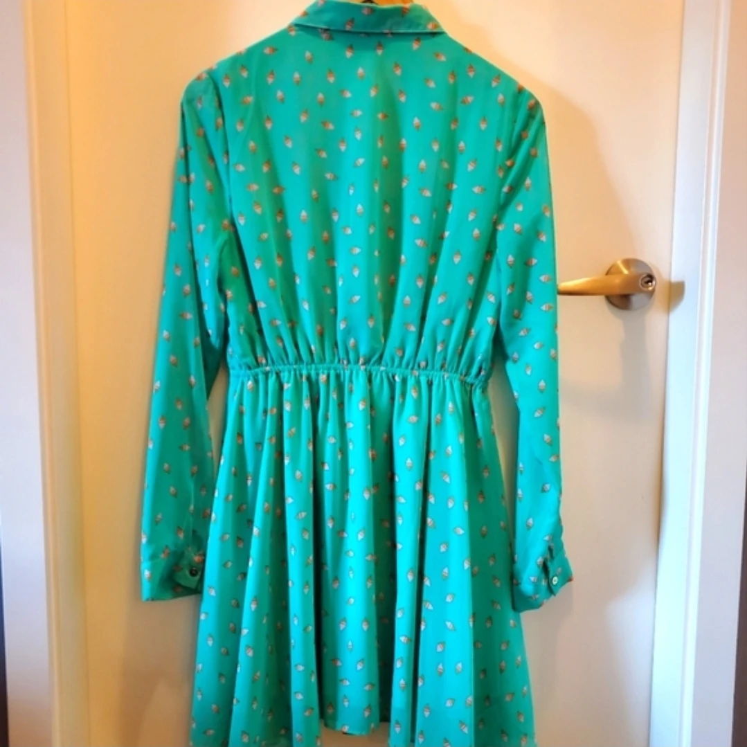 Romeo & Juliet Teal ice cream patturn Dress - photo 2