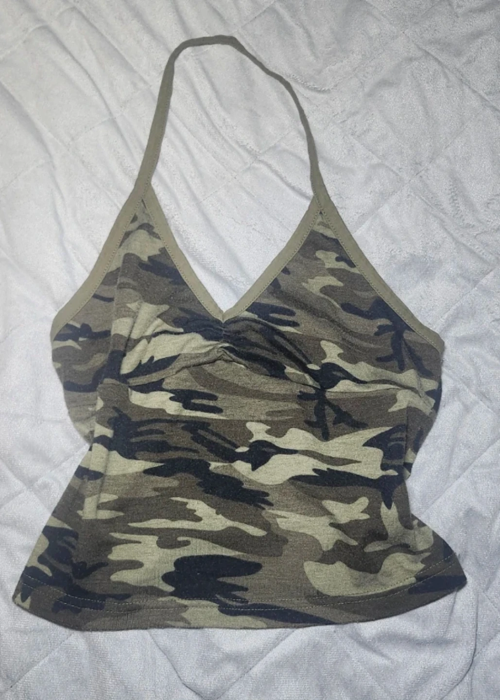 Camo Halter Top