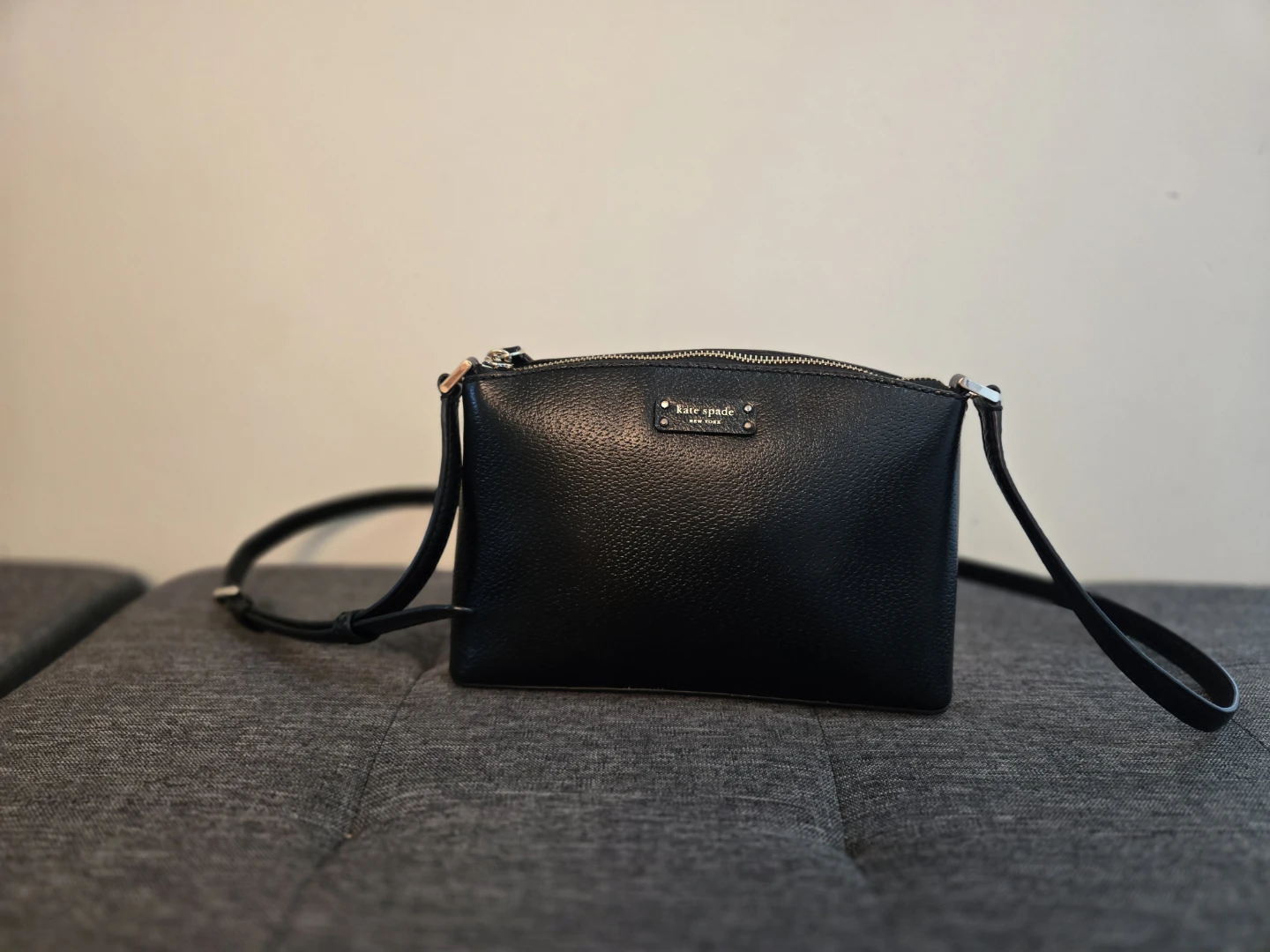 Kate Spade Black Leather Crossbody Bag