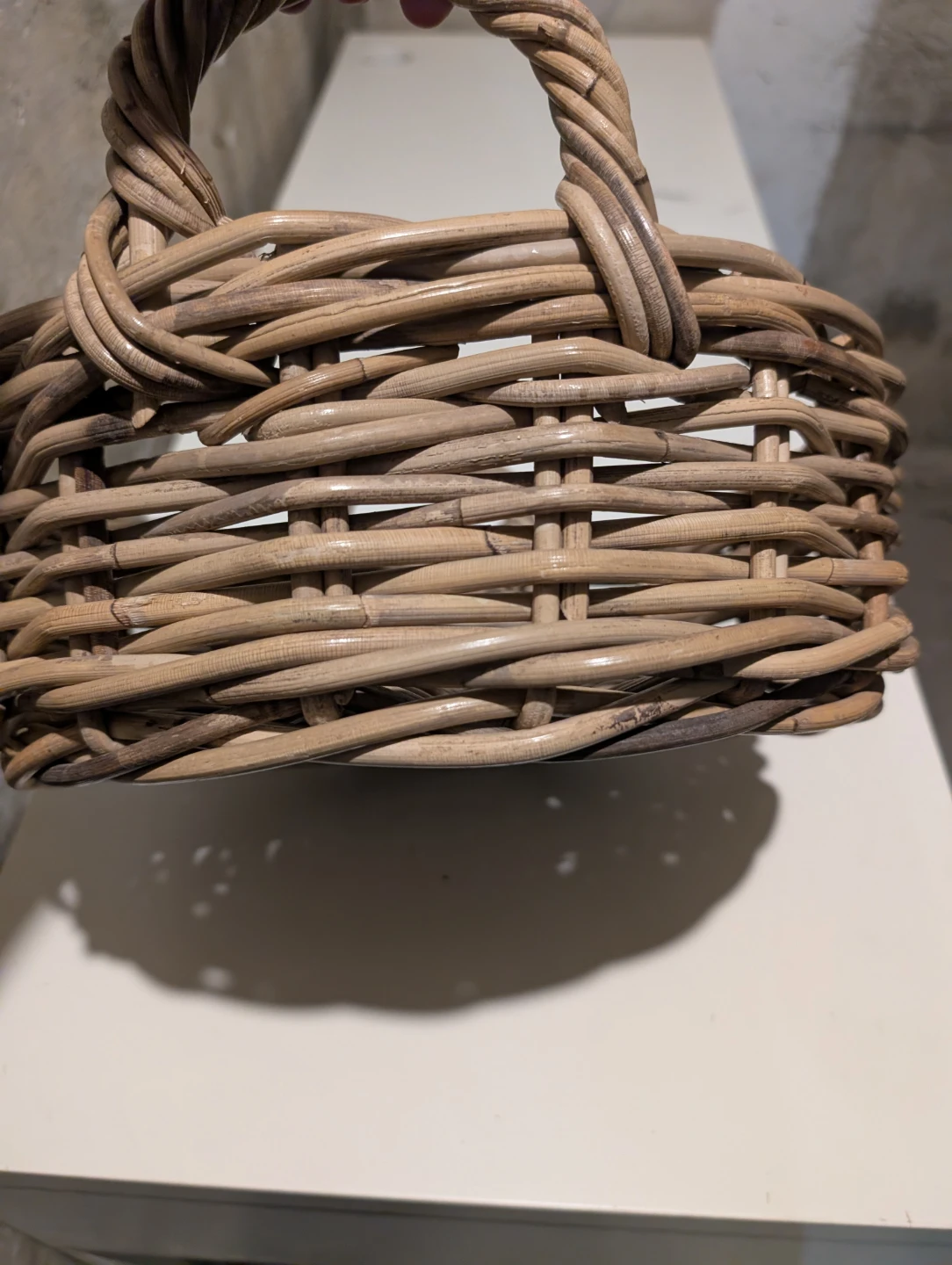 Wicker Basket with Handles - photo 2