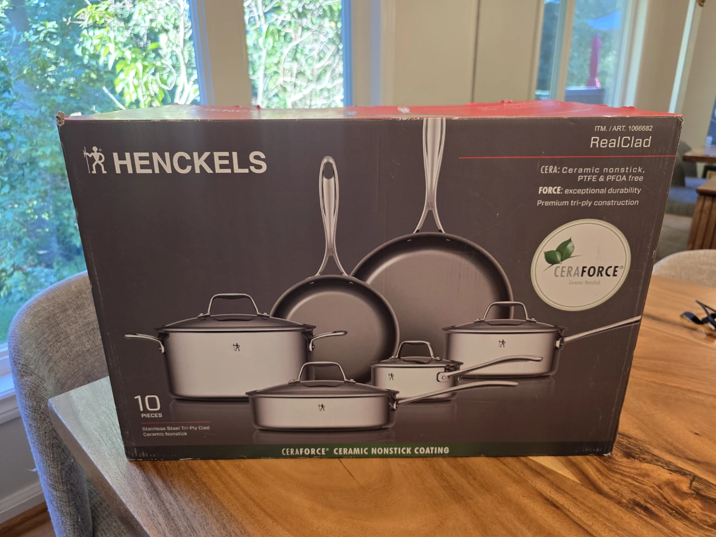 Henckels RealClad 10 Piece Cookware Set
