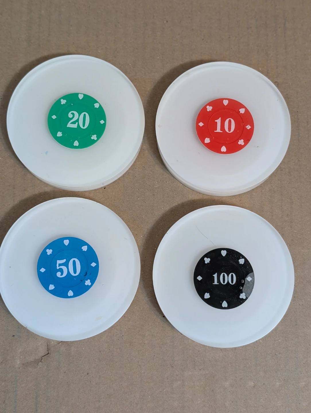 Lot of 4 Man Cave Coasters - photo 4