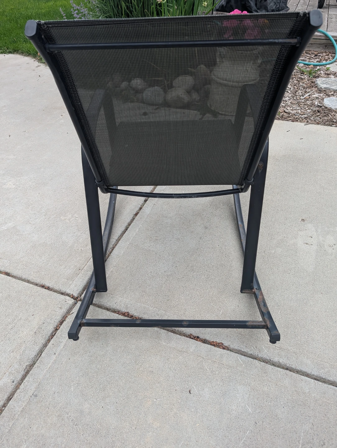 Outdoor mesh rocking chairs, set of 4 - photo 4