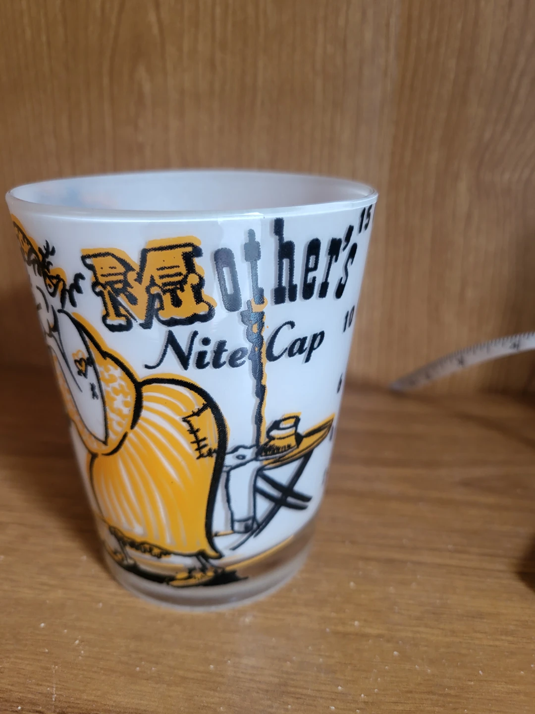 Vintage Mother's Nite Cap Measuring Glass