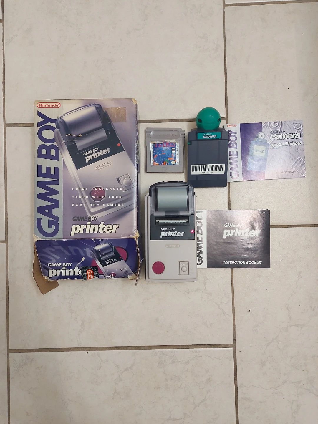 Nintendo Game Boy Printer, Camera, & Tetris Bundle