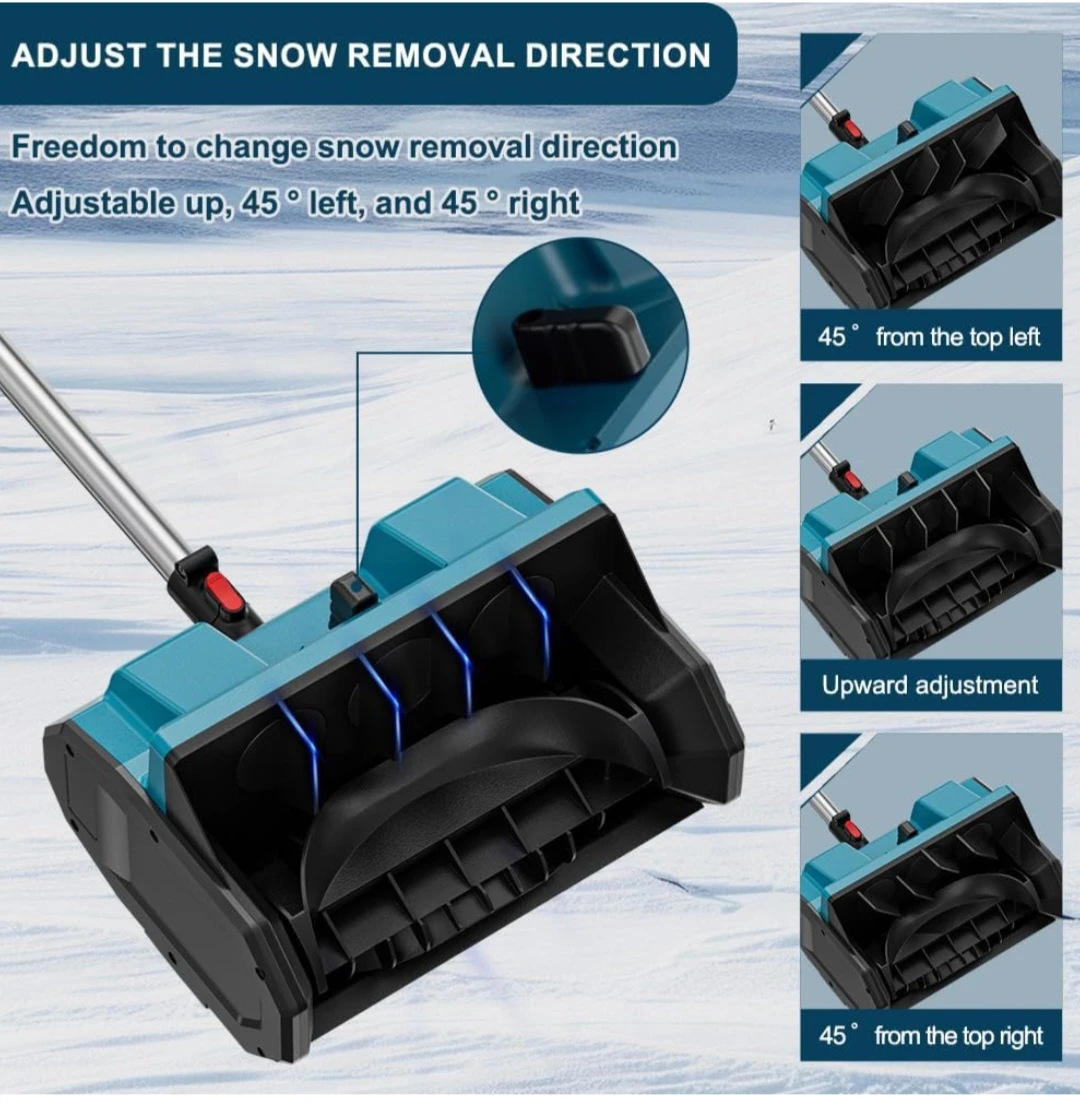 21V Cordless Electric Snow Shovel Snow blower - photo 4
