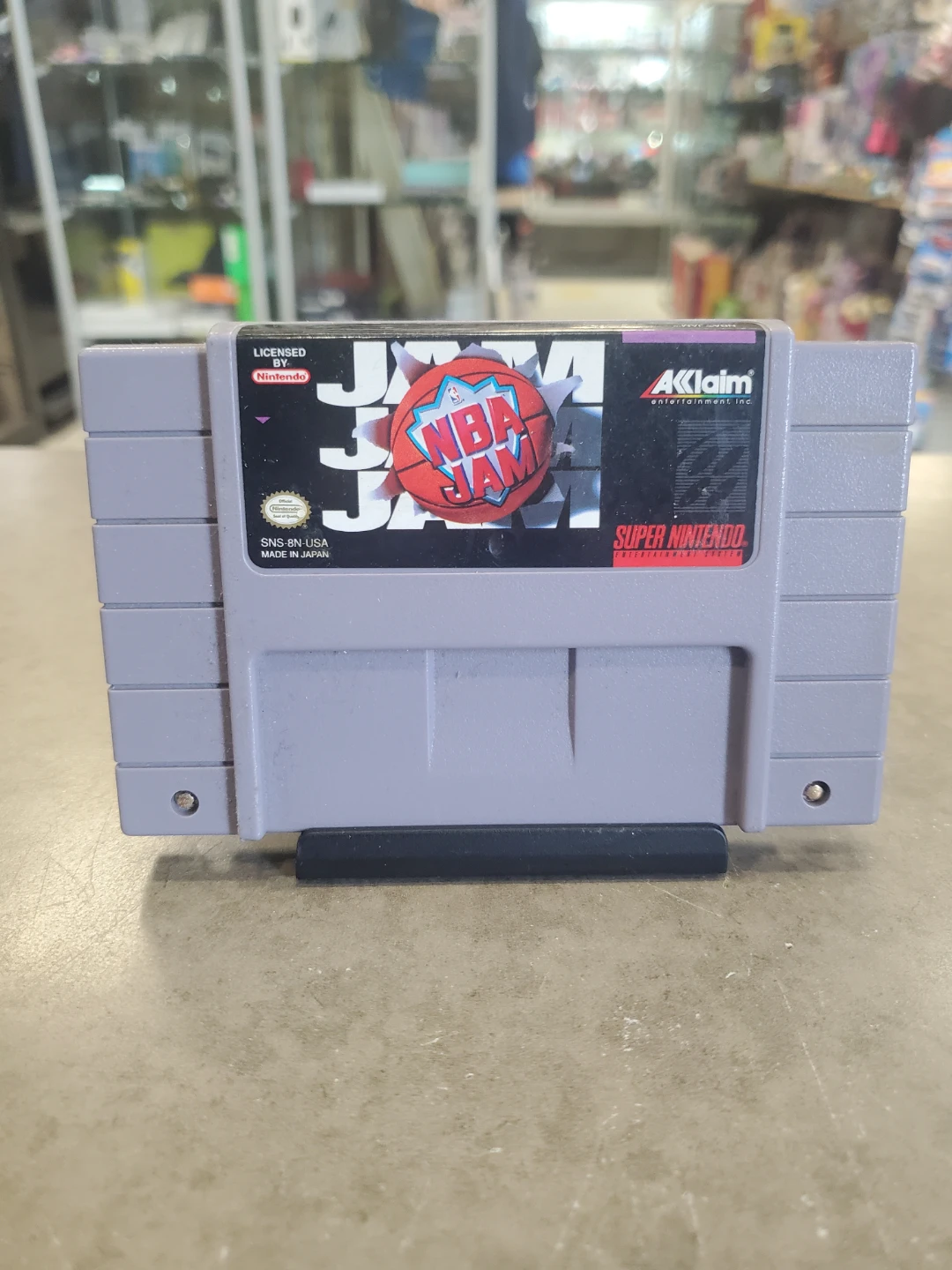 NBA Jam Super Nintendo Game Cartridge
