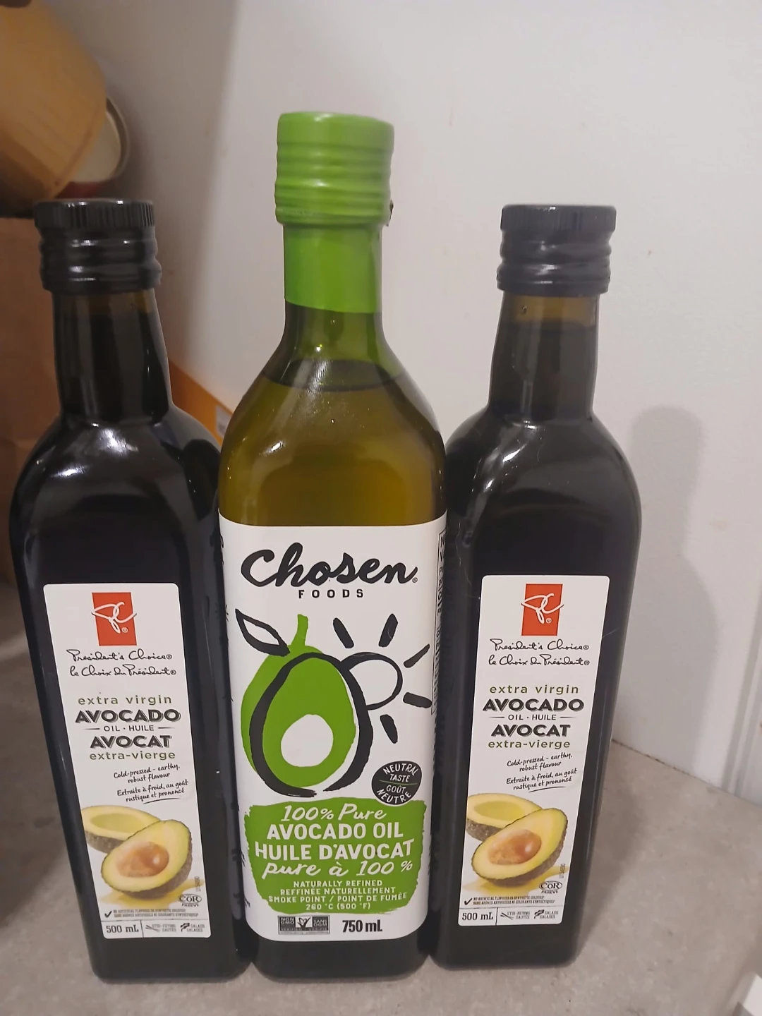 Chosen Foods & President's Choice Avocado Oil