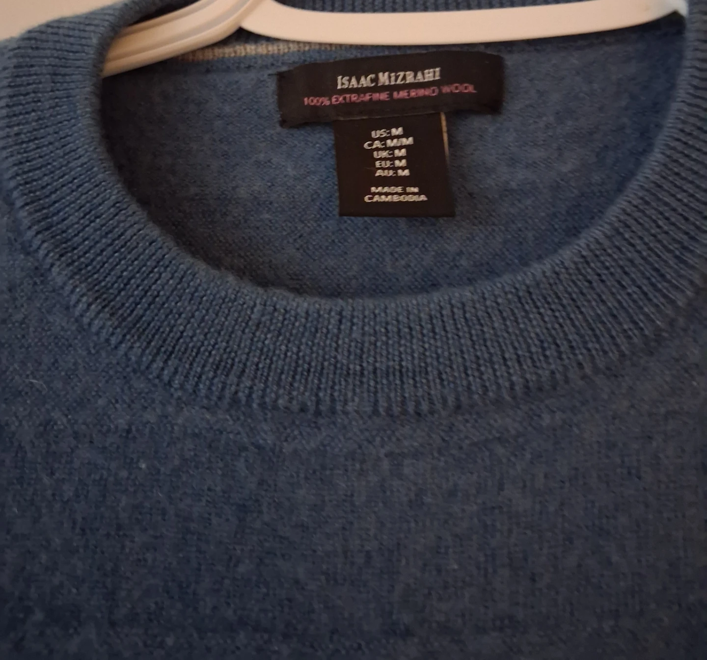 ISAAC MIZRARI.BLUE SWEATER