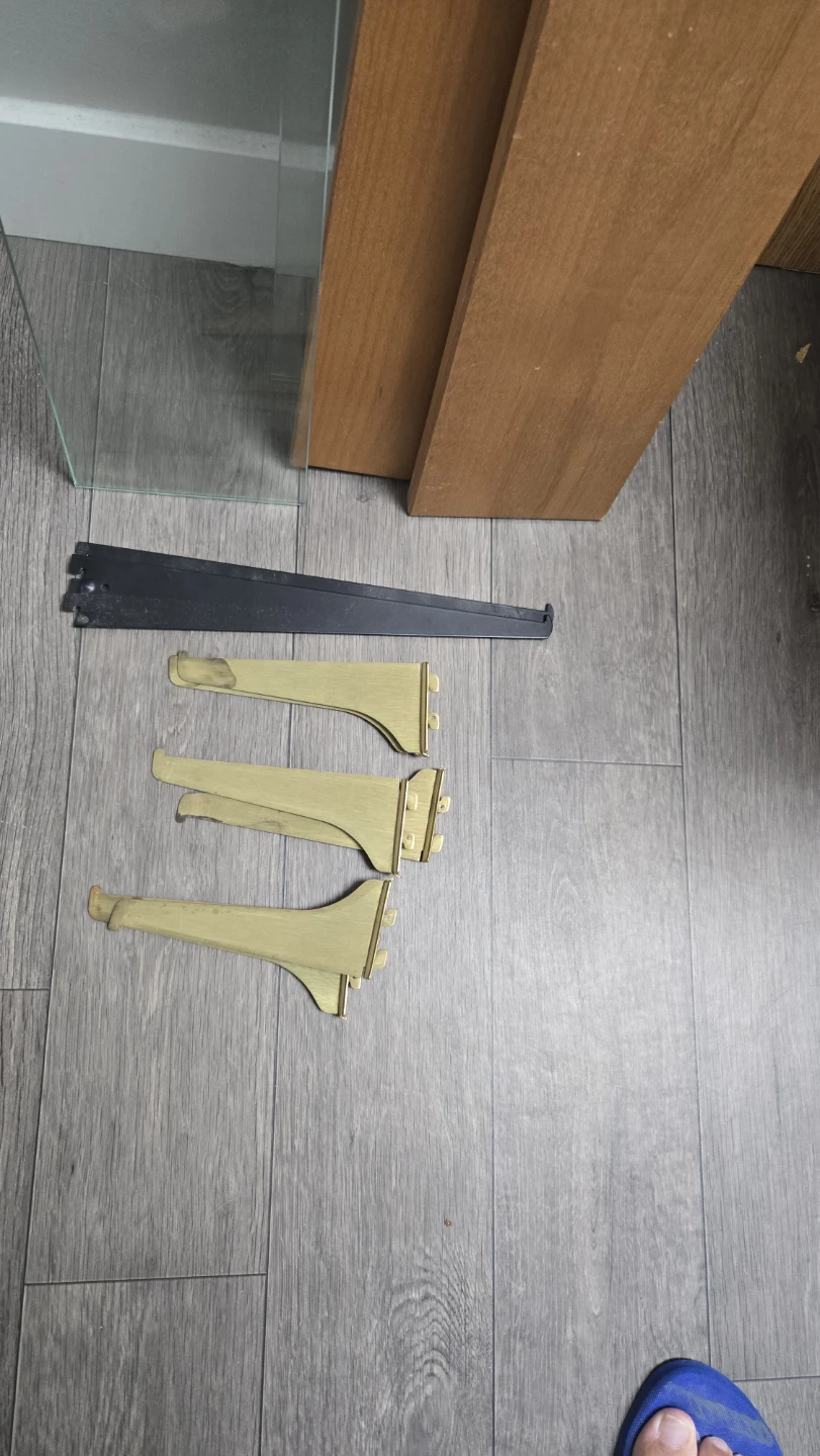 Shelves DIY Glass & Wood, Various Sizes - photo 4