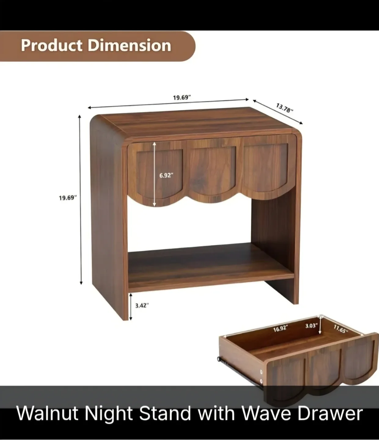 Nightstand set of 2 - photo 3