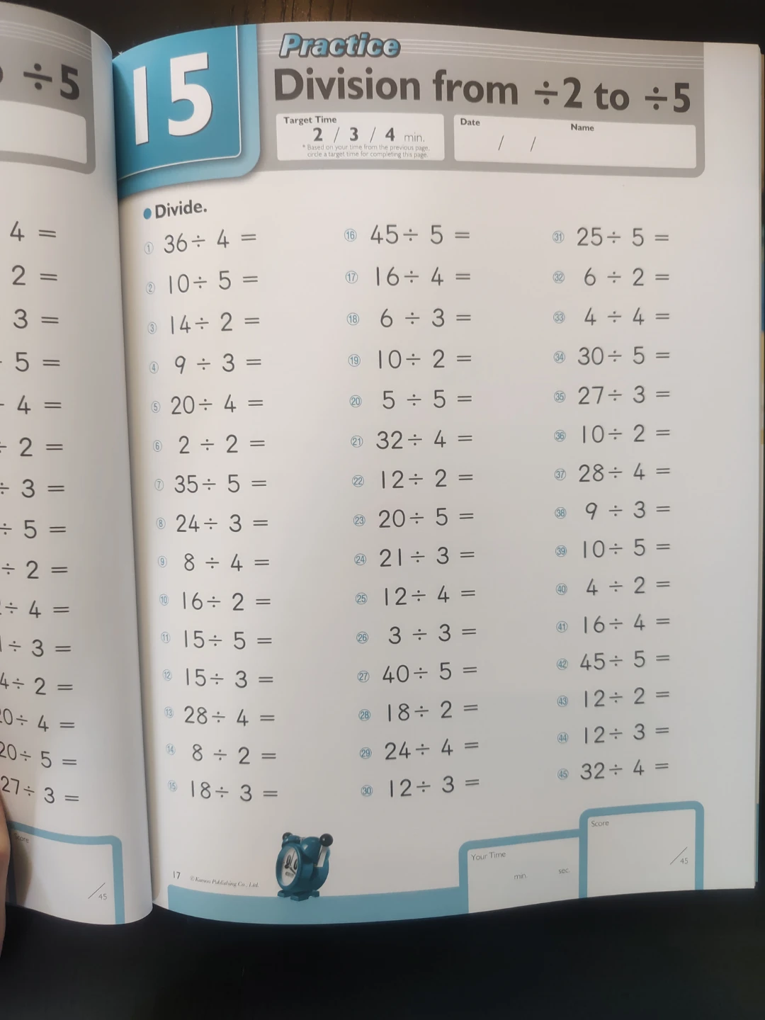 Kumon Speed & Accuracy: Division Math Workbooks - photo 2