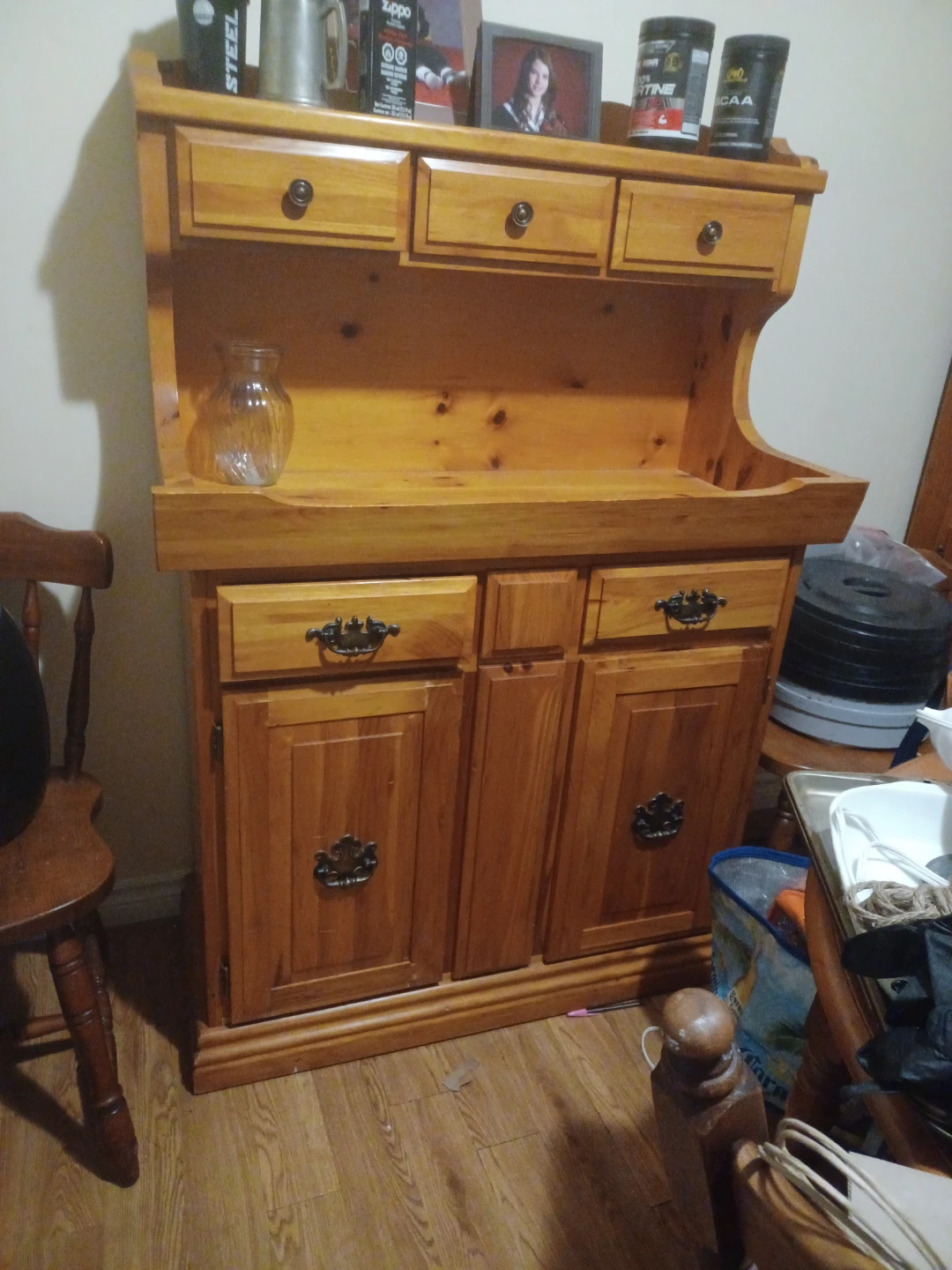 Maple storage cabinet