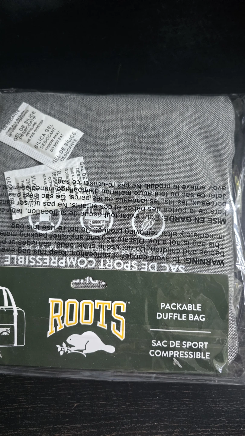 Roots Packable Duffle Bag