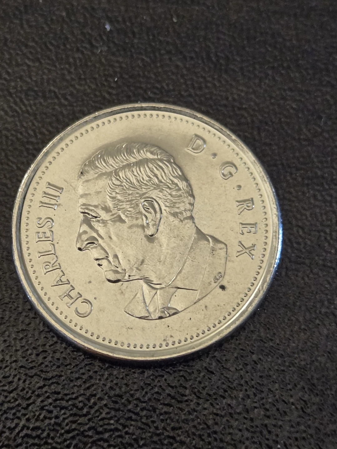 2025 Canadian 25 Cent Coin - King Charles III Effigy - photo 2