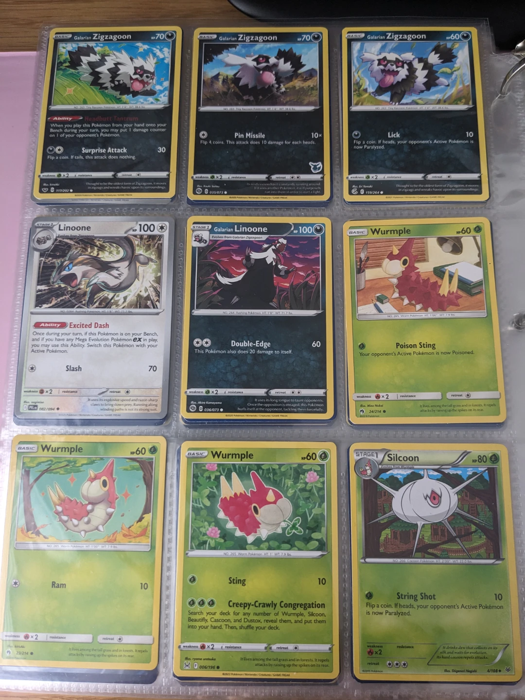 Pokemon dex 253-381 $.5ea $.75 shiny