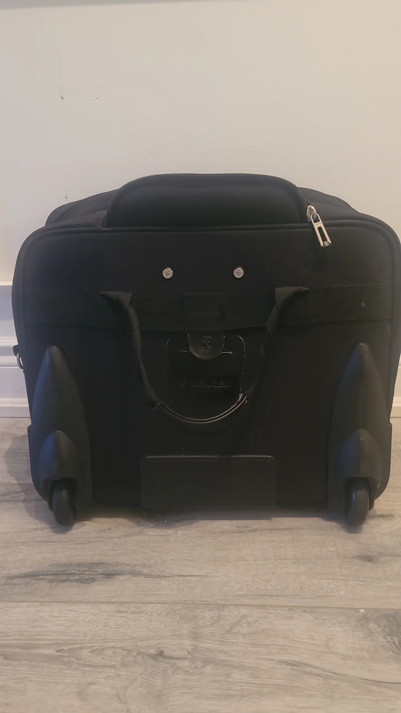 Swiss Gear Wenger Black Rolling Laptop Briefcase - photo 4