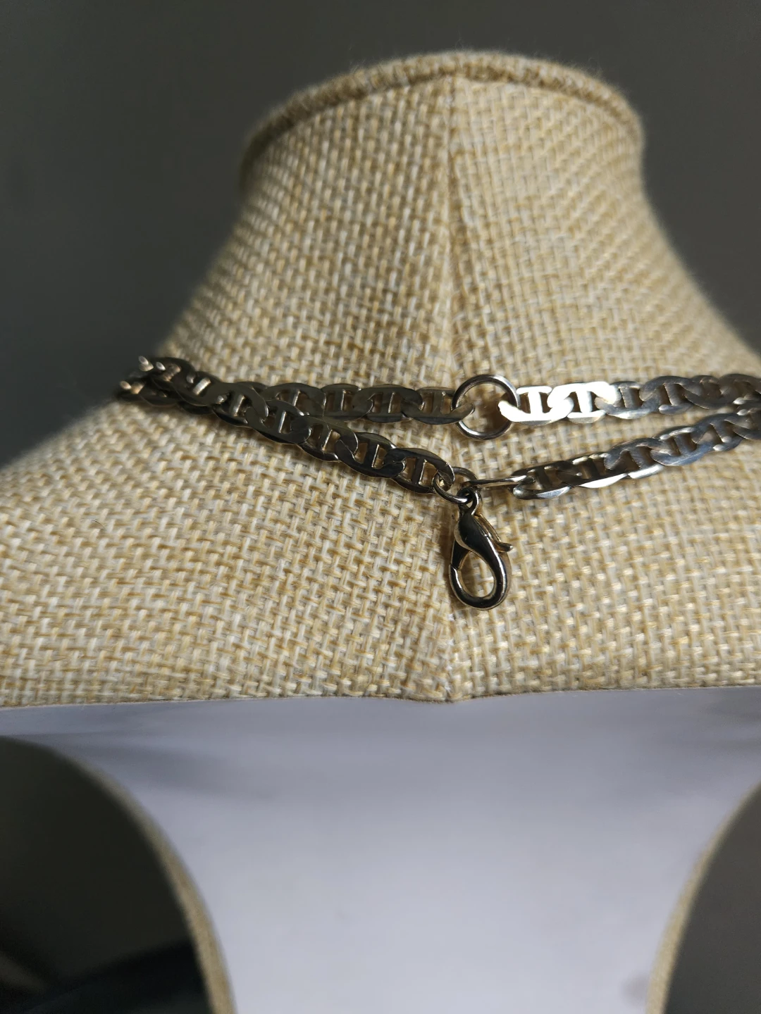 Unisex Gunmetal Oxidized Silver chain - photo 2