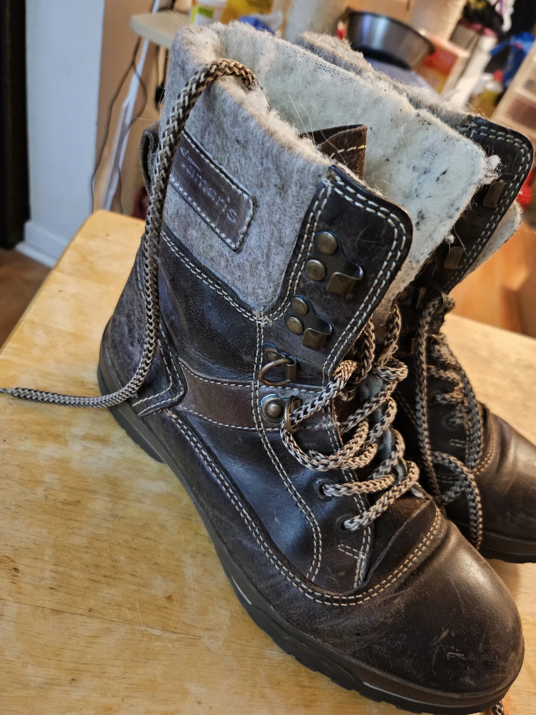 Tamaris Wool Lined Boots Size 38 - photo 3