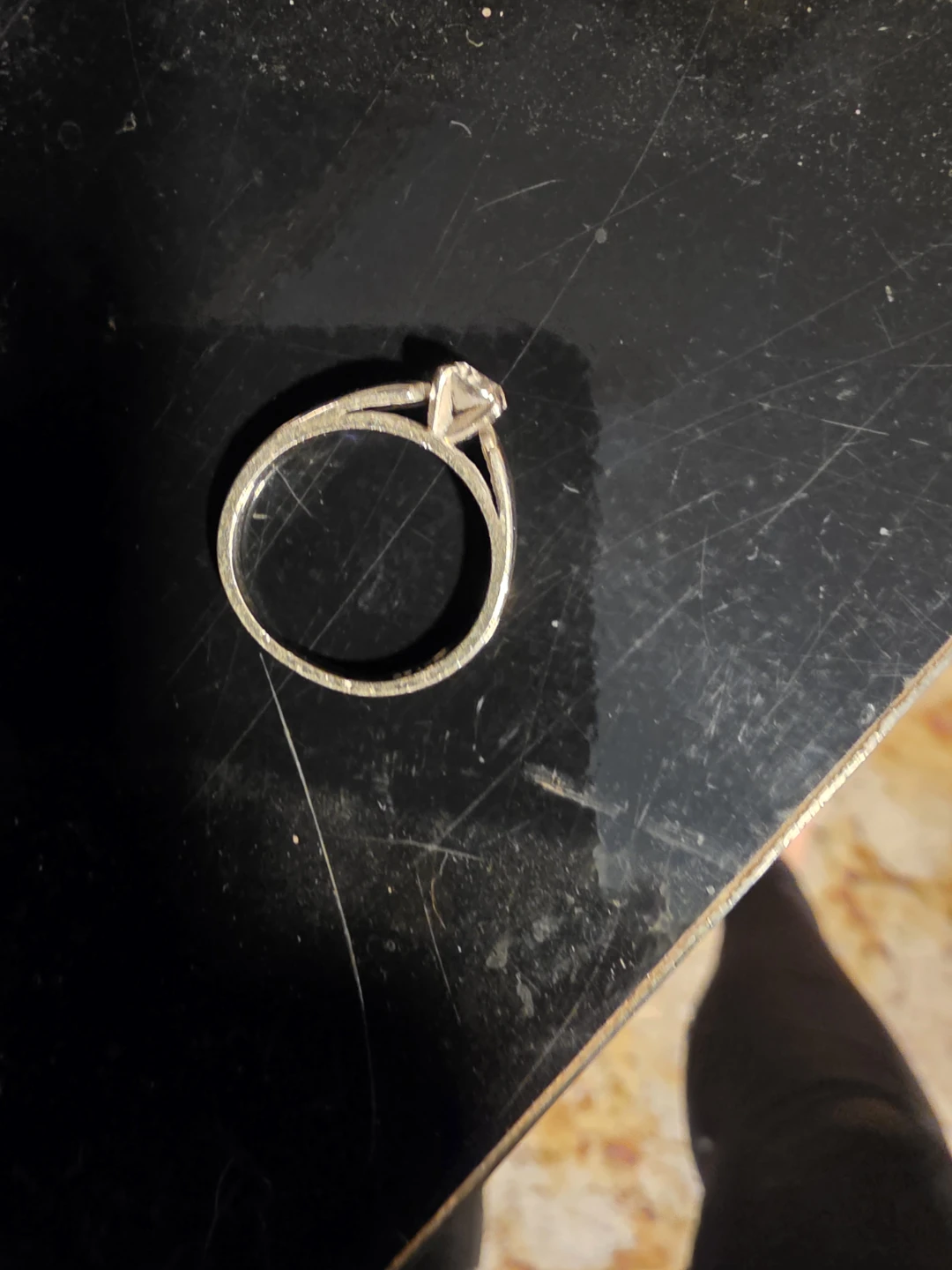 14kt White Gold Solitaire Engagement Ring .51 caret - photo 4