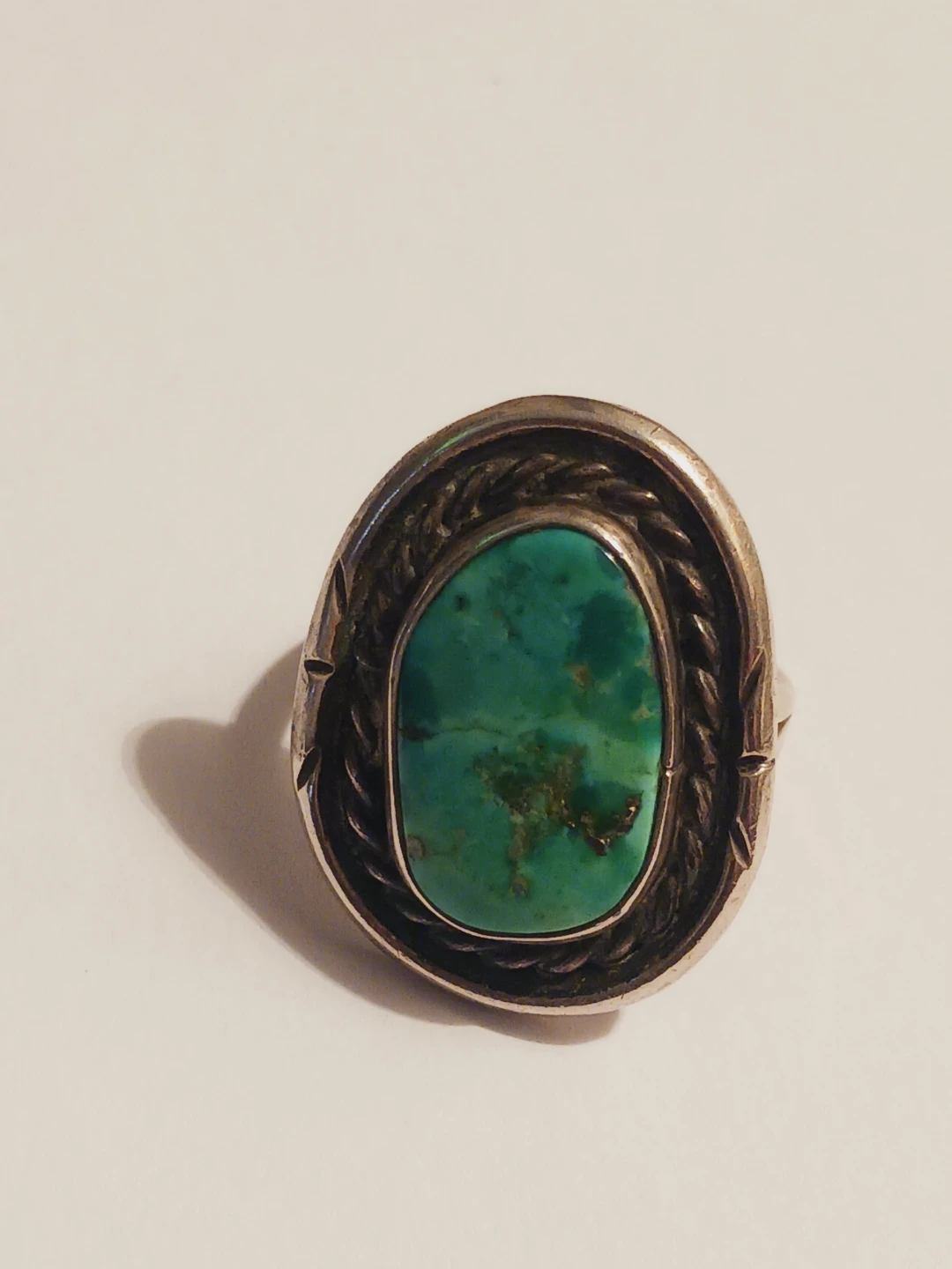 Gorgeous Sterling Silver 925 Turquoise Stone Ring.  7 - photo 2
