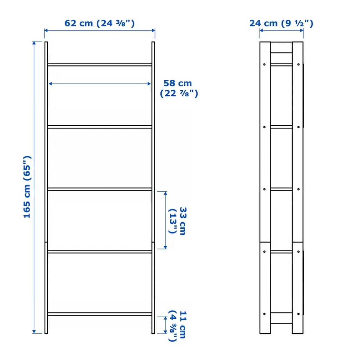 Dark Brown 5-Shelf Bookcase - photo 2