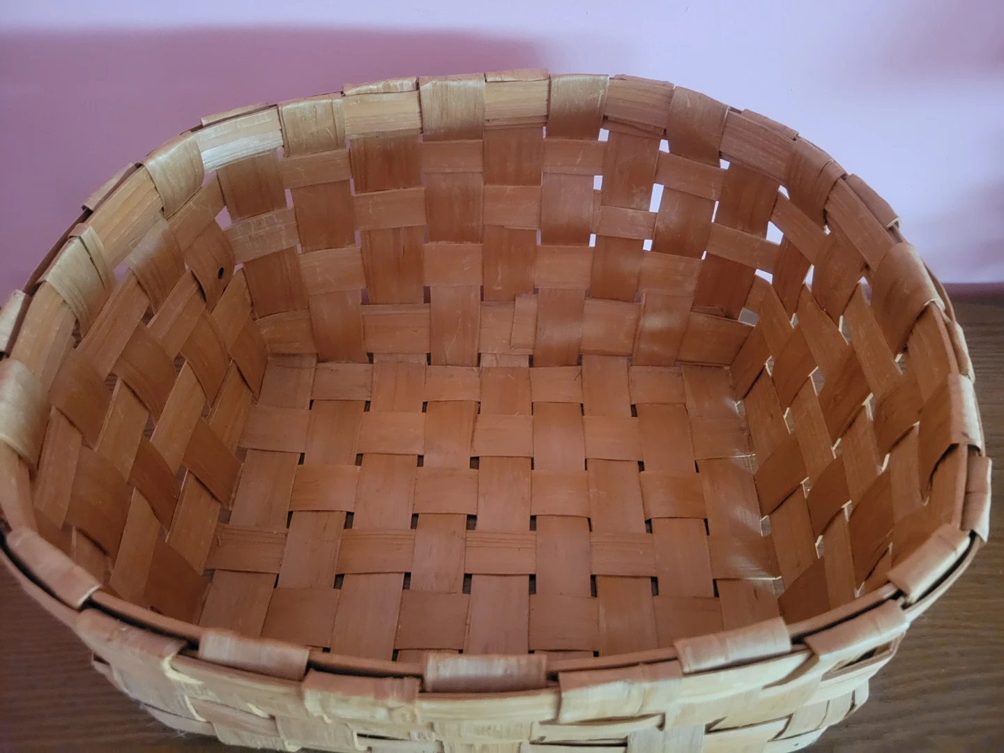 Woven Wood Basket - photo 2