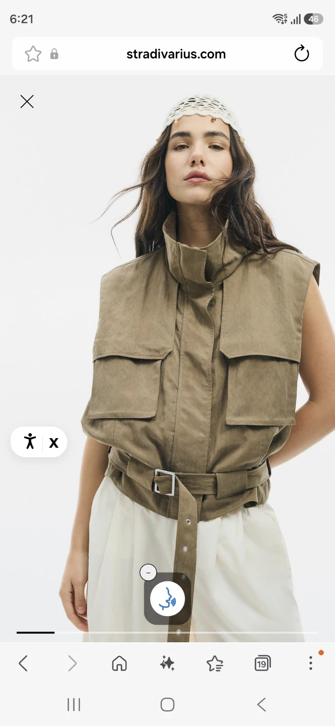 Stradivarius Women's Sleeveless Vest - Size S