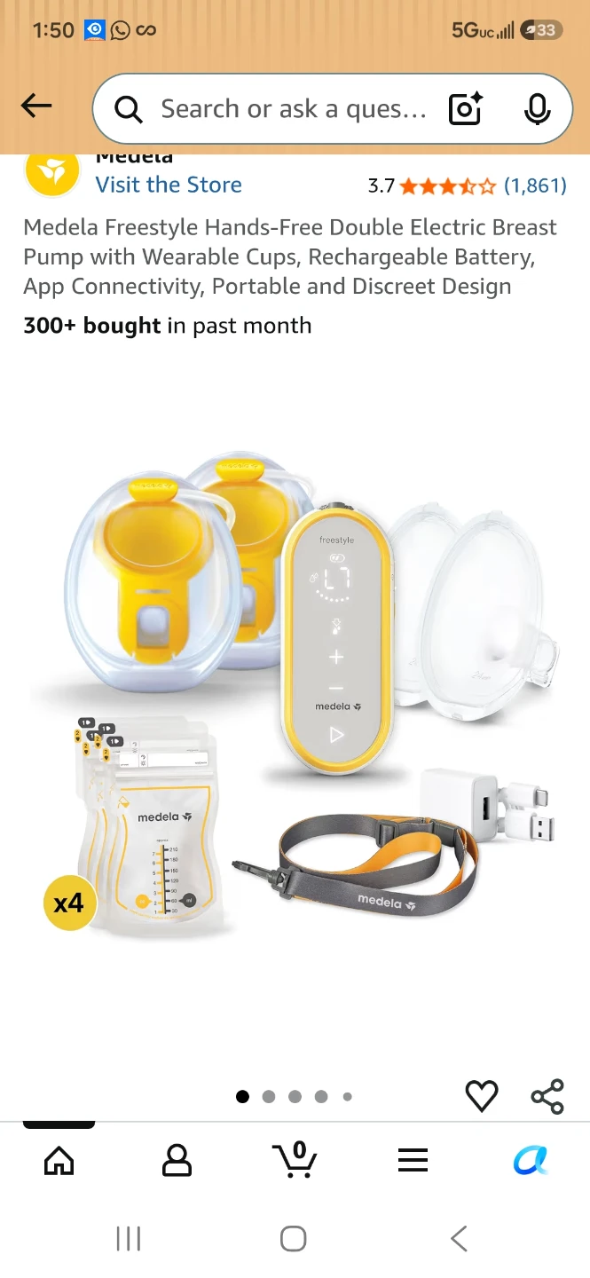 Medela Freestyle Hands-Free Double Electric Breast Pump
