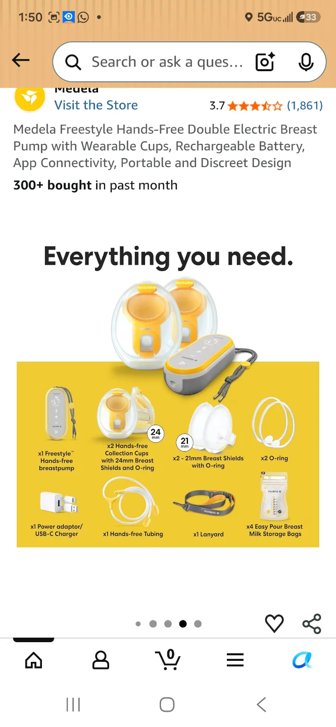 Medela Freestyle Hands-Free Double Electric Breast Pump - photo 4
